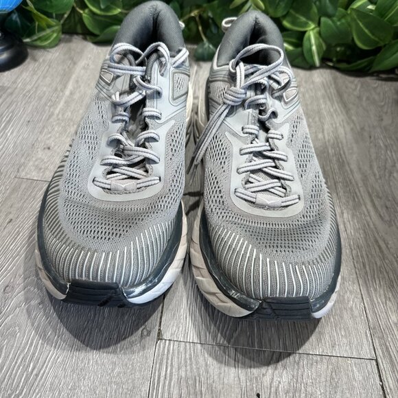 Hoka One One Mens Bondi 7 1110518 WDDS Gray Running Shoes Sneakers Size 9.5 main image 6
